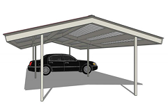 Gable garageport